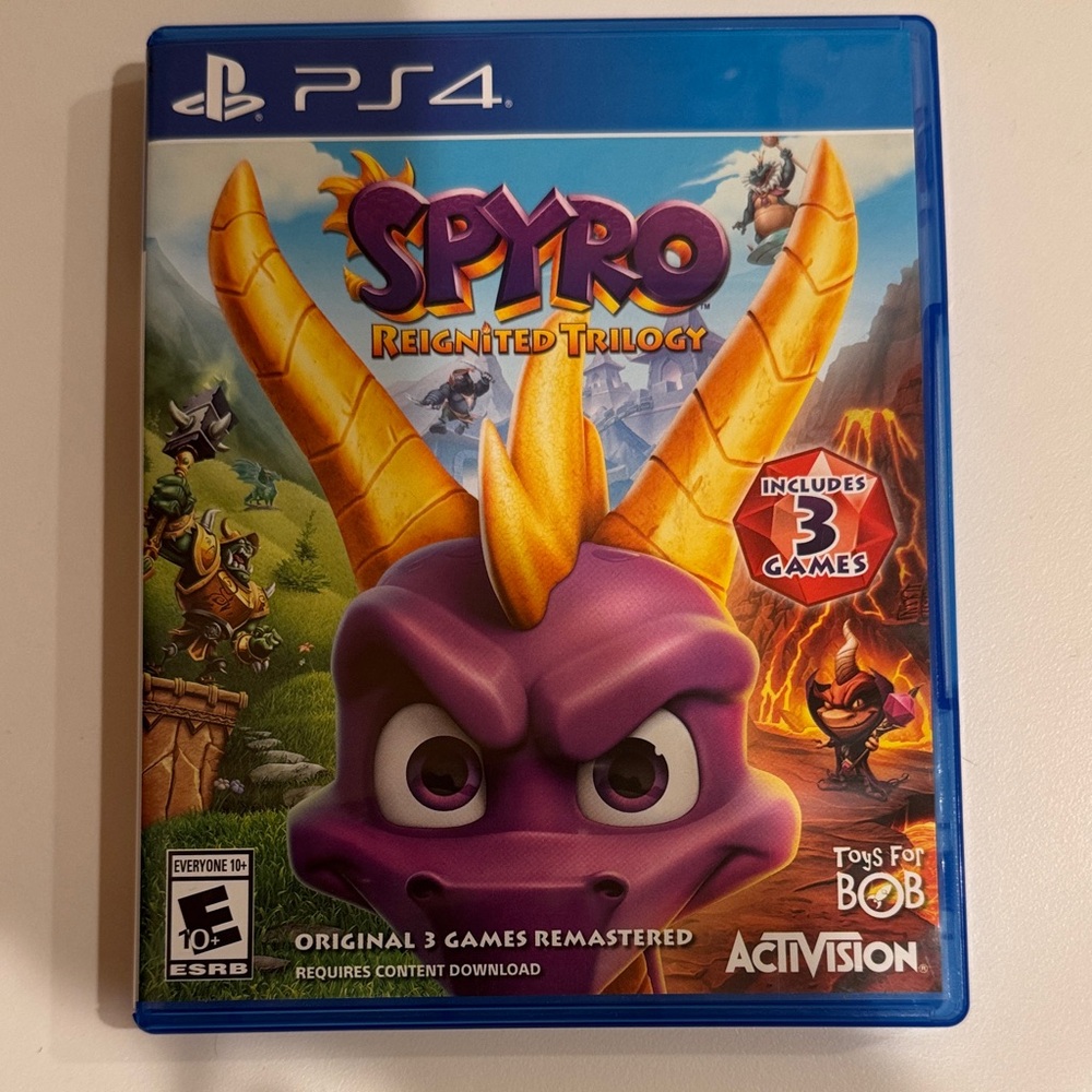 Spyro Reignited Trilogy for PS4 - Vibrant Purple Adventure